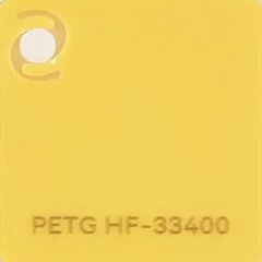 Bambu Lab PETG HF Yellow (33400) — фото образца