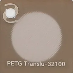 Bambu Lab PETG Translucent Translucent Gray (32100) — фото образца