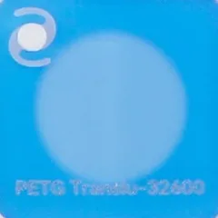 Bambu Lab PETG Translucent Translucent Light Blue (32600) — фото образца