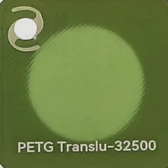 Bambu Lab PETG Translucent Translucent Olive (32500) — фото образца