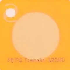 Bambu Lab PETG Translucent Translucent Orange (32300) — фото образца