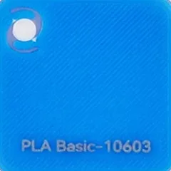 Bambu Lab PLA Basic Cyan (10603) — фото образца
