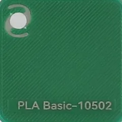 Bambu Lab PLA Basic Mistletoe Green (10502) — фото образца