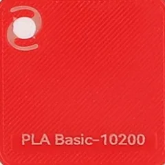 Bambu Lab PLA Basic Red (10200) — фото образца