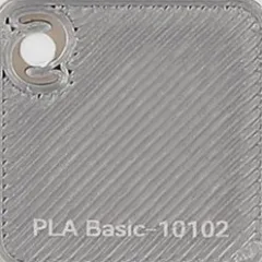 Bambu Lab PLA Basic Silver (10102) — фото образца