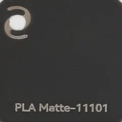 Bambu Lab PLA Matte Charcoal (11101) — фото образца