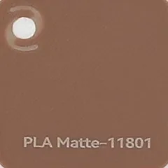Bambu Lab PLA Matte Dark Brown (11801) — фото образца