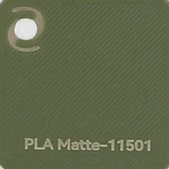 Bambu Lab PLA Matte Dark Green (11501) — фото образца