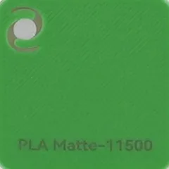 Bambu Lab PLA Matte Grass Green (11500) — фото образца